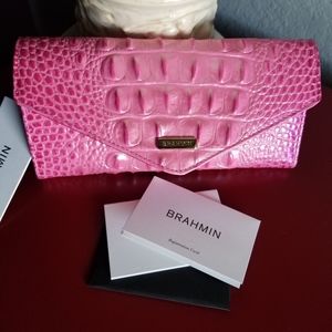 Brahmin Hibiscus Ombre Veronica Wallet NWT